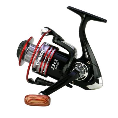 China New LEFT HAND Handle Metal Wood Reel Serie 2000-7000 Fishing Reels Saltwater Fishing Reel For Fishing for sale