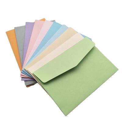 China Eco - Friendly In Stock Wholesale C6 16x11cm Color Paper Envelope For Cards for sale