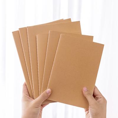 China Printed Brown Kraft Cover School Campus Custom Notebook Custom Printing Notebooks for sale