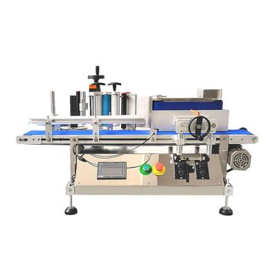 China PET Round Bottle Labeling Best Selling Automatic Small Labeling Machine To Print Label Labeling Machine Sticker for sale