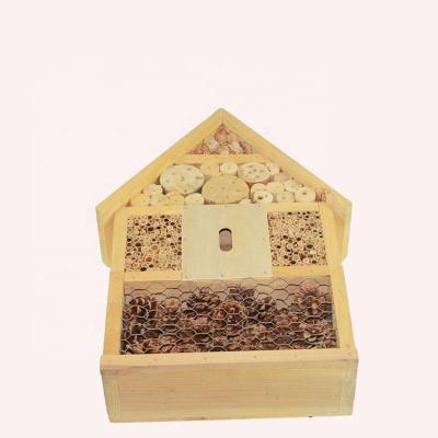 China Viable Modern Outdoor Hotel Aviary Decorative Bird Nest Bird Cage Wooden Bird House for sale