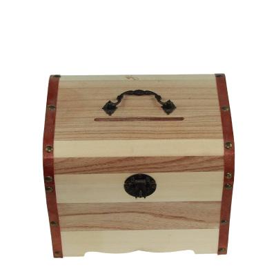 China New Retro Style Recyclable Natural Wooden Storage Box Wooden Jewelry Storage Carving Boxes for sale