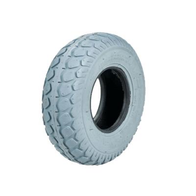 China Pneumatic Wheelchair Wheels Power Wheelchair Tires Pneu-Cheng Solid Shin Tire And Rubber 2.80/2.50-4 for sale