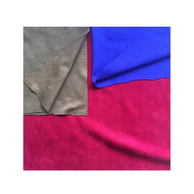 China Factory direct sale 4 way stretch suede anti pill double side micro sueded for sale