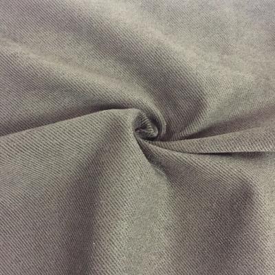 China Wholesale Custom Anti Pill Twill Stripes Suede Scuba Knitted Weft Fabric For Leather Jacket Coat Anorak And Blouses for sale