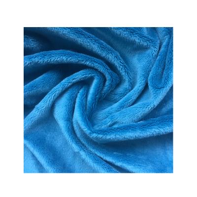 China Custom 2.5mm Hair Shrink-Resistant Microfiber Warp Knitted Velboa Fabric EF for sale