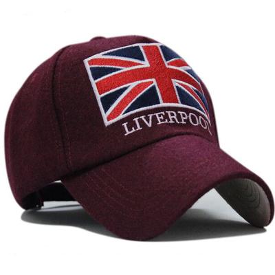 China COMMON Flag Flat Embroidered Baseball Hat Ruled High Quality Outdoors Accept Custom Baseball Caps for sale