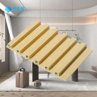 China Traditional High quality indoor decoration 3d wall cladding  composite wood exterior wpc wall panel for sale