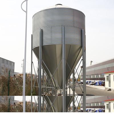 China Poultry Farm 1390 KG Silo Feed Bin 4-6 Legs Feed Storage Silo for sale