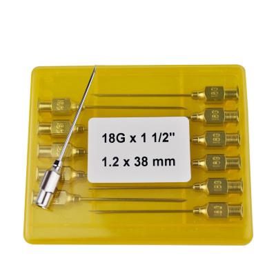 China Veterinary Animal 304 Stainless Steel Syringe Needle Livestock Equipment Accessories for sale