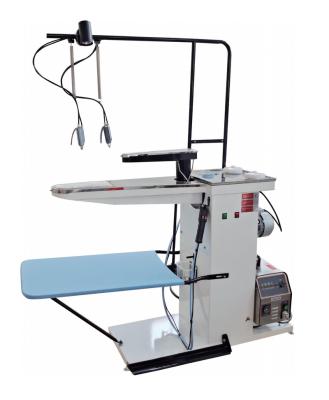 China Industrial Cleaning Clothes Stain Removal Machine Stain Board With Steam Source 1300*400*1700 for sale