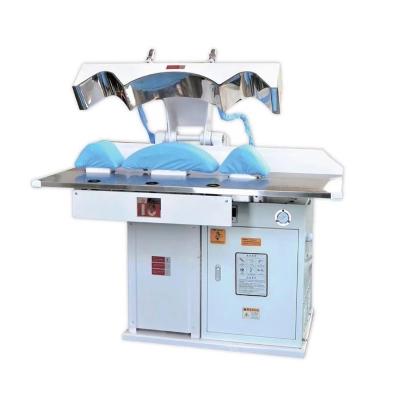 China Automatic Laundry Table Cuff Ironing Machine Heat Press With Boiler 1500*1000*1400 for sale