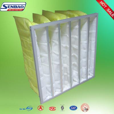 China Ventilation System Carbon Air Filter Medium Efficiency Aluminum Frame for sale