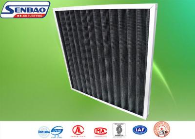 China Activated Carbon Synthetic Fiber Industrial Air Filters With Pleated Filter Media for sale