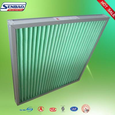 China Air handling unit Activated Carbon Air Filter Medium efficiency Pleated Furnace Filter for sale