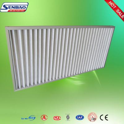 China High Air Flow Pleated Panel Air Filters Industrial Air Purifier With Washable Filter for sale