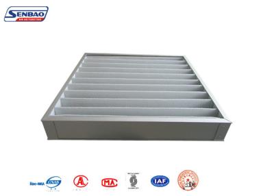 China Two side pleated panel air filters with aluminium frame for sale