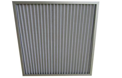 China Primary Efficiency Pleated Panel Air Filters Synthetic Fiber Media for sale