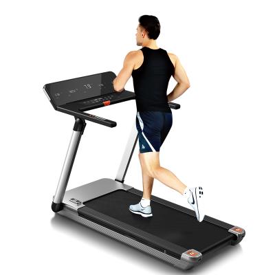 China 2022 New Arrival YPOO Super Foldable Shock Absorption Treadmill Motorized LCD Screen Mini Treadmill Home Treadmill Walker for sale