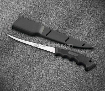 China Fillet Knife ERGONOMIC HANDLE BLADE FLOATING STAINLESS FISHING KNIFE FISHING KNIFE FISHING TOOL FIXED KNIFE WITH SHEATH for sale