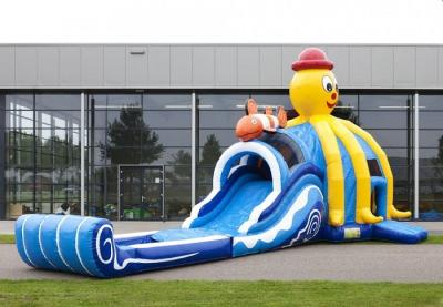 China Customized Big Commercial Bounce House Slide Combo PVC Tarpaulin for sale