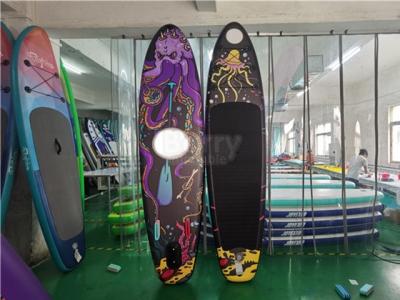 China Drop Stitch EVA Touring Inflatable SUP Board Purple Color for sale