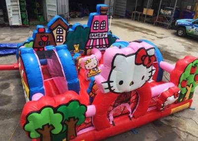 Cina Campo da giuoco gonfiabile del bambino di Hello Kitty con lo scorrevole, castello rimbalzante adulto commerciale in vendita