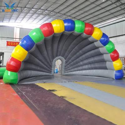 China Large Outdoor Event Stage Cover Inflatable Tent Double Triple Stitch  Flexible for sale