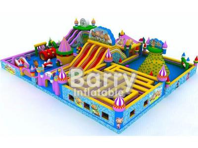 China El parque inflable ignífugo del agua del juego del deporte resbala con el ventilador/el equipo de reparación en venta