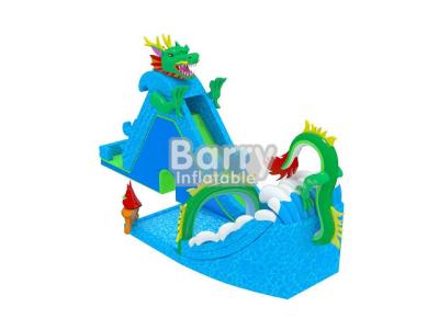 China Funny kids inflatable amusement park / inflatable dragon water park with good quality for sale