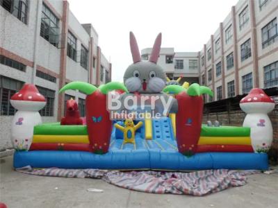 China Equipamento de playground inflável com logotipo personalizado para crianças castelos infláveis ​​para atividades à venda