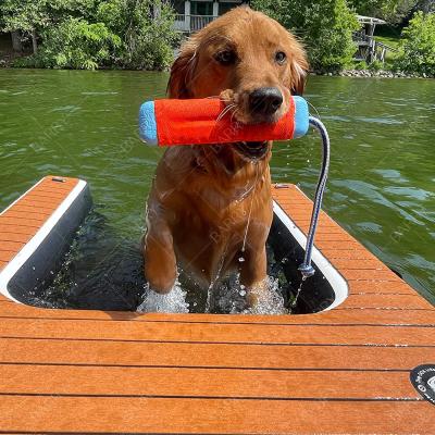 China Perros Juego de agua Inflable Perrito Planca Perro Rampa Rampa mascota Planca plataforma flotante para la venta Rampa Inflable Perro en venta