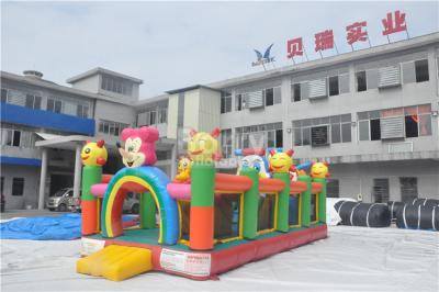 China Plato PVC Tarpaulin Inflatable Toddler Playground / Inflatable Fun City for sale