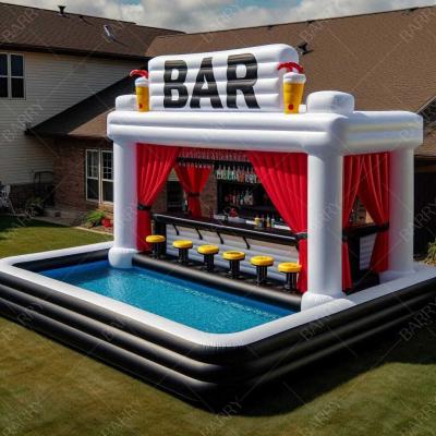 China Outdoor Inflatable Swimming Pool For Bar Water Toys Outdoor Swimming Pool Garden Pub Pvc Inflatable Water Pool for sale