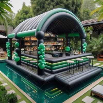 China Luxury Adult Inflatable Bar With Pool Big Inflatable Pool Bar Party Inflatable Bar Swimming Pool for sale