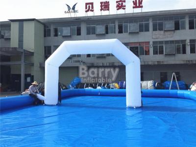 China White Giant Outdoor Promotional Inflatable Arch Support Well Finished for sale