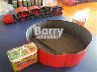 China Red Foldable Dog Pet Swimming Pool Customized Size 3 Years Warranty for sale