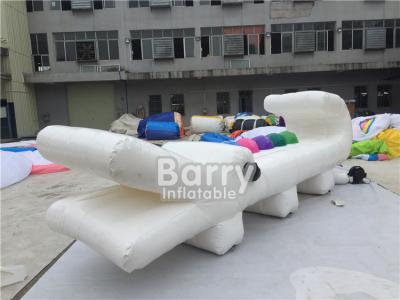 China Outdoor Crocodile Inflatable Advertising Products / Custom Inflatable Lighting Advertising With White Color for sale