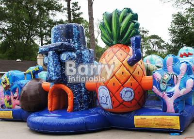 中国 裏庭のPlayland膨脹可能なSpongebobの幼児の障害のための膨脹可能な跳ね上がりの家 販売のため