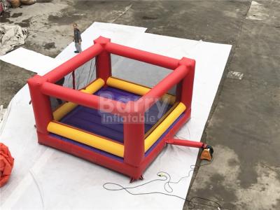 China Ultimate Red And Yellow Kids / Adults Inflatable Sports Games Giant Bouncy Boxing With Gloves for sale