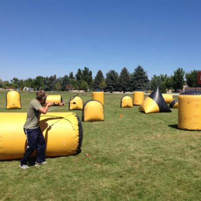 China Inflatable Paintball Bunkers Archery Tag Obstacles Shooting Games for sale