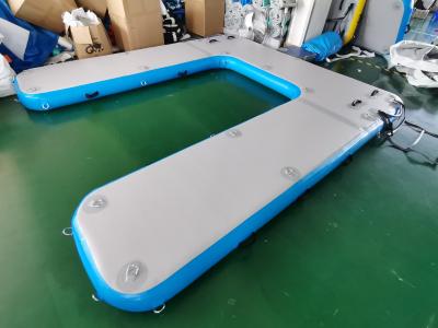 China La puntada U del descenso forma el barco inflable Jet Ski Platform el pontón de flotación del dique flotante en venta