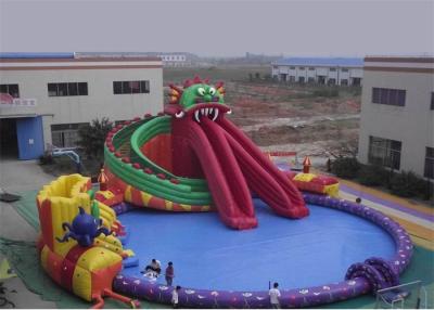 China Funny Kids Inflatable Water Park , Inflatable Floating Water Park Playground for sale