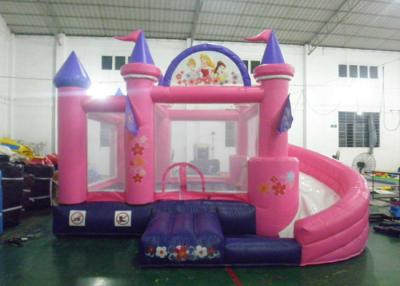 Κίνα ρόδινη πριγκήπισσα Bouncy Castle μουσαμάδων PVC 0.55mm Πλάτωνας με τη φωτογραφική διαφάνεια νερού προς πώληση