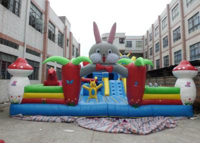 China Waterdicht Reuze Opblaasbaar Commercieel Bouncy-Kasteel met Springende Uitsmijter Te koop