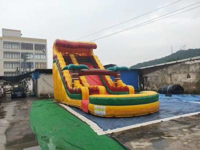 China 0.55mm PVC Tarpaulin Inflatable Dry Slide Wind Resistance for sale