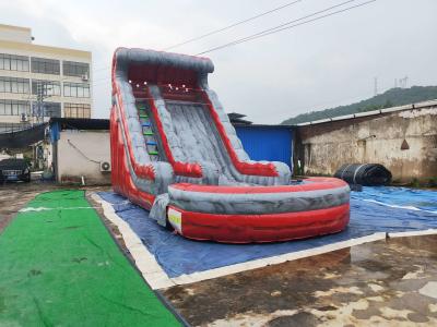 China jogos Bouncy Logo Printing da corrediça inflável comercial de 9.6x4x5.4m à venda