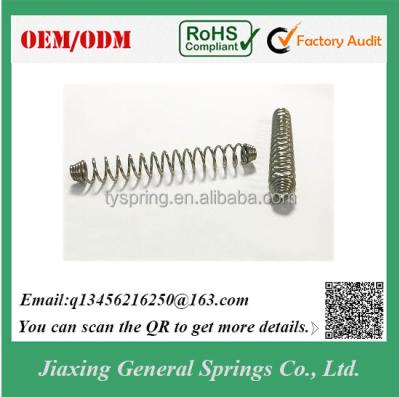 China Cylinder Manufacturer Custom 1.2mm Diameter Compression Spring For Ballpoint Pen for sale