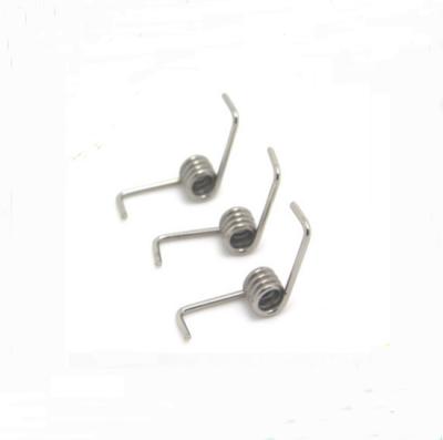 China Custom Wired Bending Coil Guide Clip 0.5mm Diameter Torsion Spring for sale