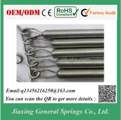 China Cylinder OEM Precision Metal Tension Spring With Hook for sale